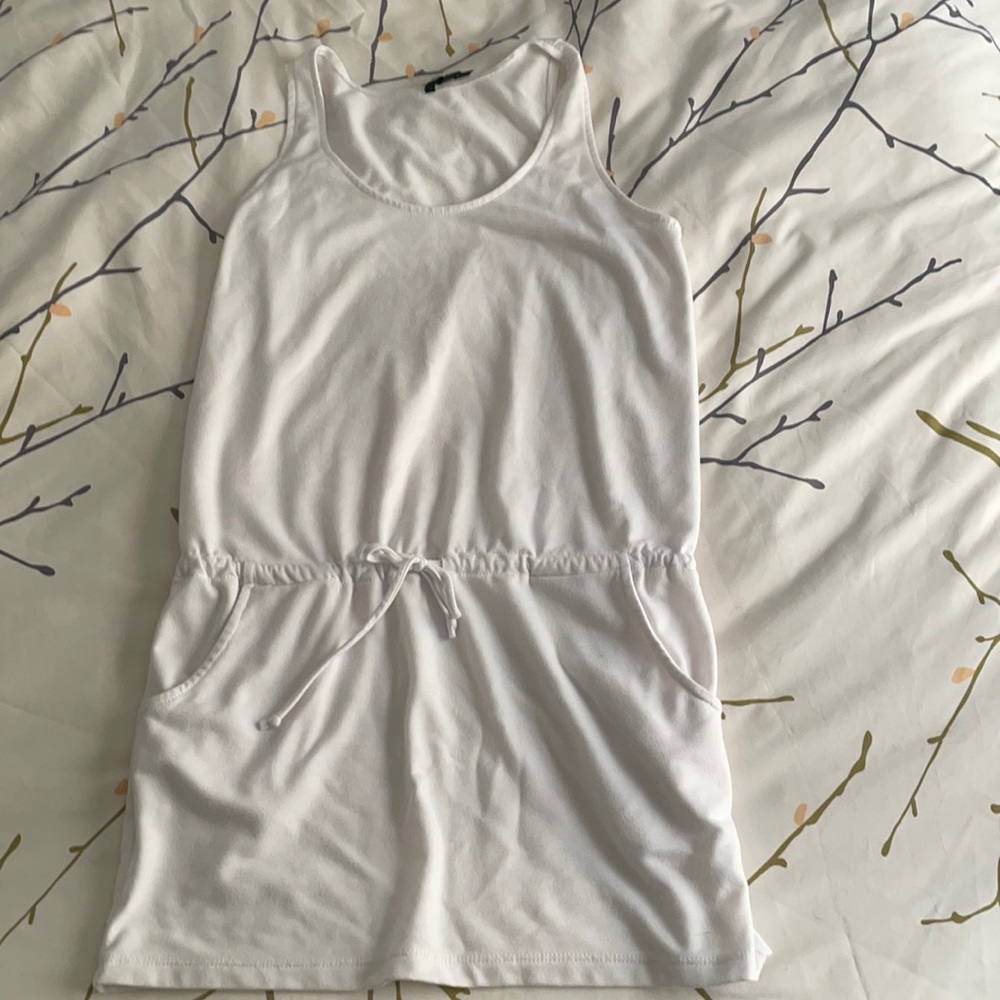 Joe’s white cotton pullover mini dress